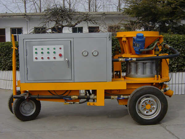 喷浆机进入环保时代