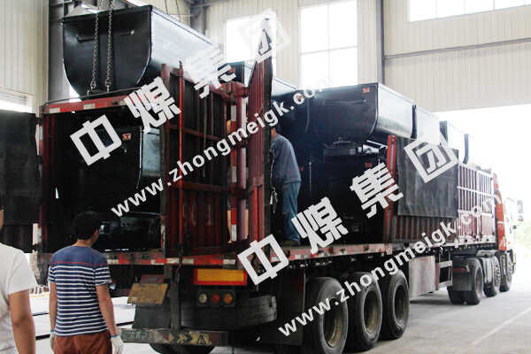 中煤集团一批固定式矿车发往陕西渭南